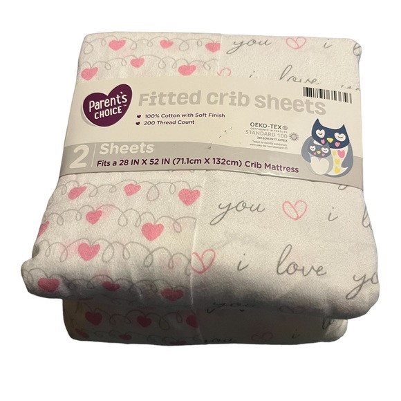 Other Parents Choice Fitted Crib Sheets Girl Poshmark